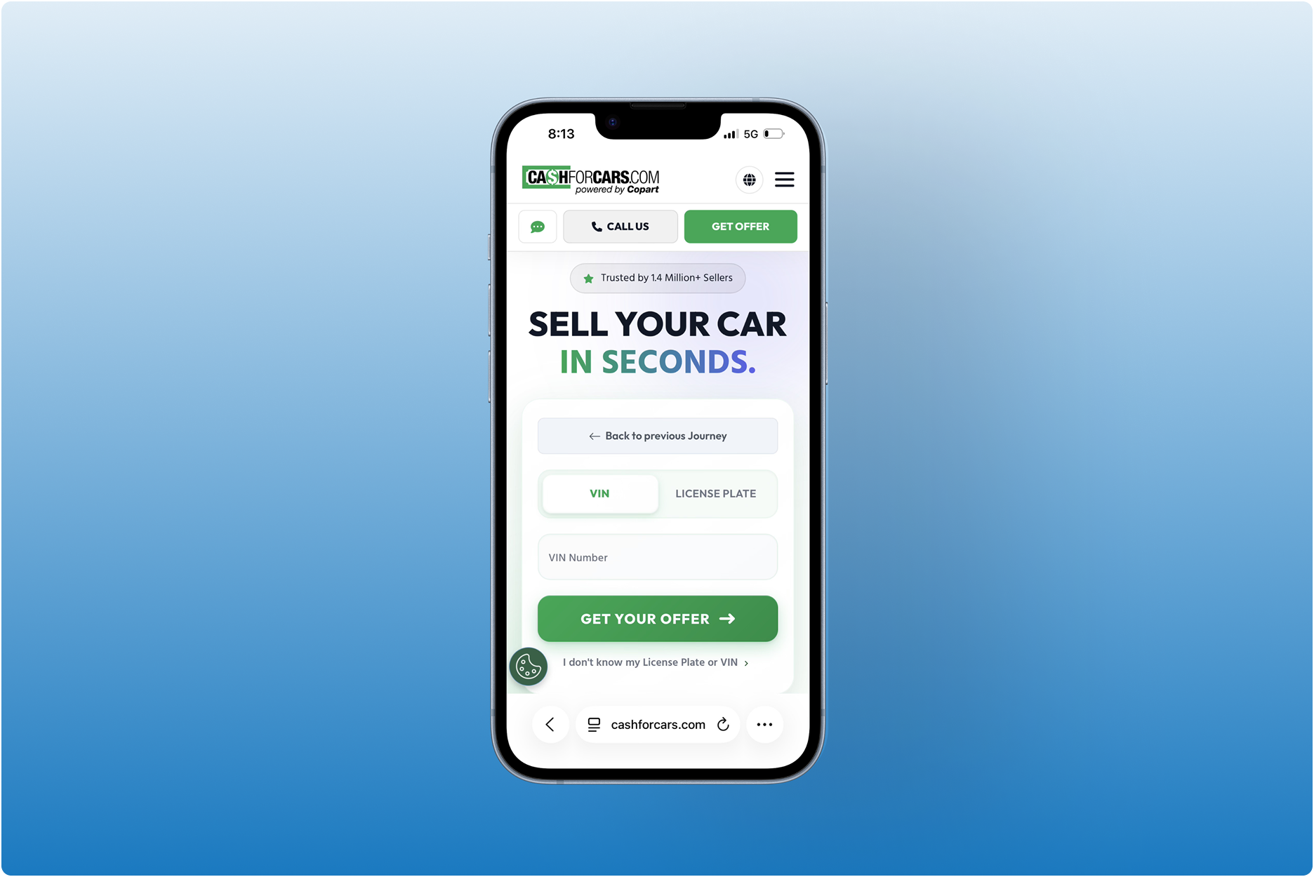 CashForCars — redesigning the offer flow
